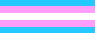 Highly-satured transgender flag.